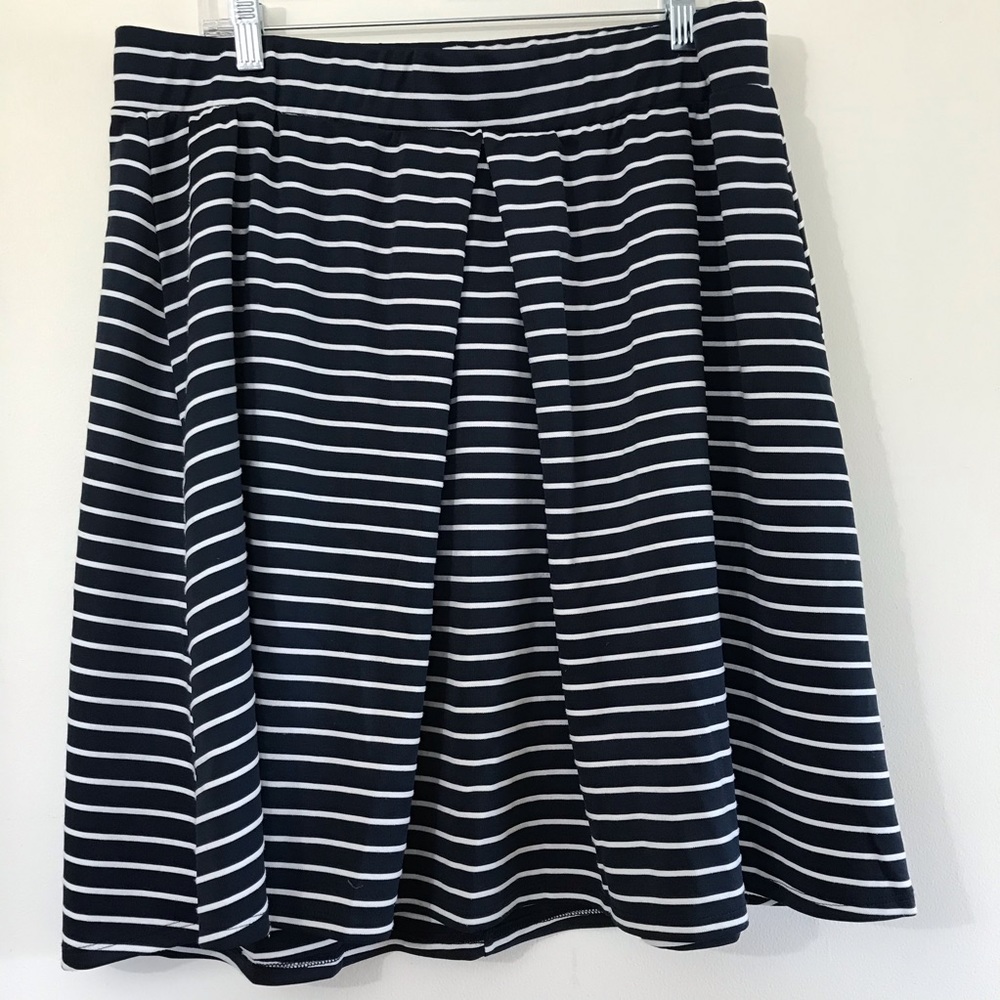 Torrid Knee Length Striped Skirt
